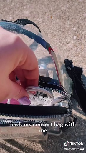 concert bag ready 💜 #bts #btsconcert #bangtan #bts_official_bighit #packing #permissiontodance #losangeles #concert #btstour #btsptd