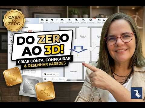 Do Zero ao 3D Como Criar Conta e Começar as Paredes no Homestyler🚀