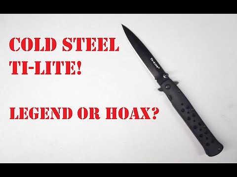 Cold Steel Premium Ti Lite 4 inch Full Review and Disassembly