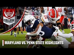 Maryland Terrapins vs. Penn State Nittany Lions | Full Game Highlights