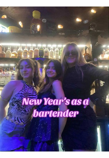 Celebrating New Year’s Eve as a Bartender