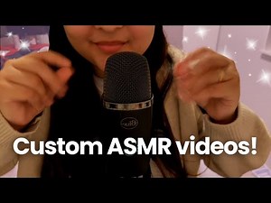 ASMR I'm doing Custom Videos! Taking personalized requests | Mouth sounds tingly breathy whispers ☁️