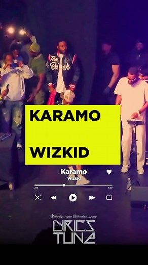 Karamo Lyrics by Wizkid: A Vibrant Live Performance