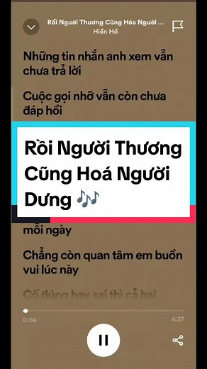 Rồi Người Thương Cũng Hoá Người Dưng - Hiền Hồ #lyrics #roinguoithuongcunghoanguoidung #hienho #lyricsvideos