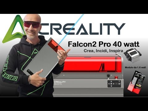 👉 Creality Falcon2 Pro 40W: Recensione Completa Incisore Laser Chiuso 🔥