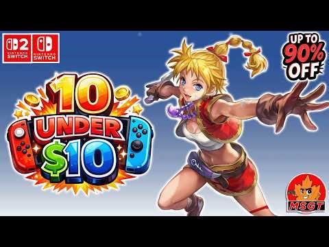 Up to 90% OFF! Nintendo Switch & Switch 2 eSHOP SALE (Top 10 UNDER $10) Budget Game Deals 2026