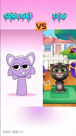 Talking Tom VS Sprunki 🔥 Who Wins? #sprunki #talkingtom