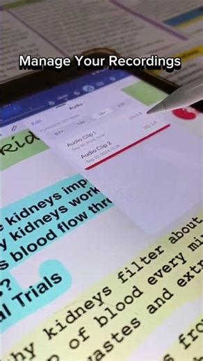 📚 GoodNotes Tips & Tricks | Record & Replay Your Lectures Like a Pro! 🎤✨#goodnotes#studytips