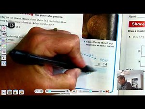 5th grade GO Math: Lesson 4.4 Multiply Using Expanded Form pages 179-182