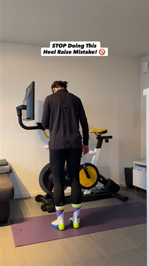 Yana Strese | Running on Instagram: "Heel Raises ❌ → ✅ The most common mistake I see with heel raises 👇 ❌ The problem: Letting the foot invert and losing pressure through the big toe. ✅ The fix: Even pressure through the ball of the foot with the big toe glued to the ground. 💪 Try this: • Heel raises with a ball between the heels • KB + mini band to reinforce big toe contact Small tweak = stronger calves + healthier feet 🔥 #runningtips #strengthforrunners #running #injuryprevention"