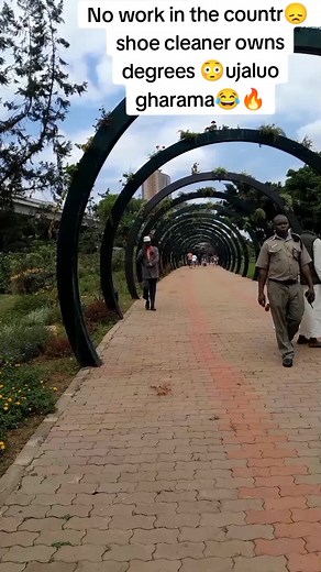 No jobs in the country,,shoe cleaner owns degrees 😕#wuodadhis254 #luopeans #ujaluogharama @Separate da comedian