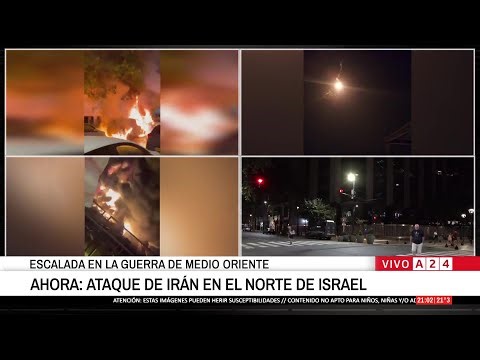🚨 ESCALADA EN LA GUERRA DE MEDIO ORIENTE: ATAQUE DE IRÁN EN EL NORTE DE ISRAEL