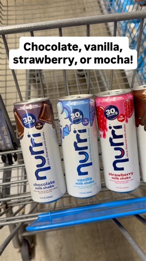 The protein shake that actually tastes like dessert? Yep, that’s Nurri! 🎉 Now at Walmart stores! With 30g of ultra-filtered milk protein, just 1g of sugar, and a craveable, creamy taste—you’ll wonder how it’s soooo good. (It is. We promise.) Lactose-free, rBST-free, and packed with 10 essential vitamins minerals. Grab a Chocolate, Vanilla, Strawberry, or Mocha Nurri on your next Walmart run and turn your day into a treat! 📸 Repost @walmartgems | Drink Nurri