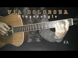 Por la vía dolorosa / Down the via dolorosa | Pista - Guitarra Fingerstyle