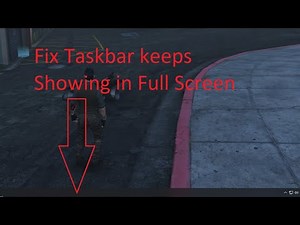 Windows 10 - Quickly fix Taskbar keeps showing in Borderless mode in games | Fix Taskbar bug