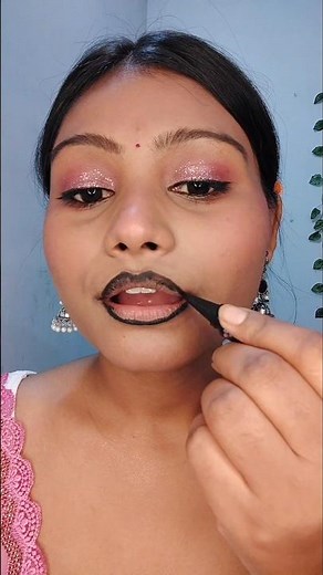 Juicy Cherry Lipstick🍒😱✅Tutorial#makeup#makeuplook#makeuptutorial#lipstick#youtubeshorts#makeuptips