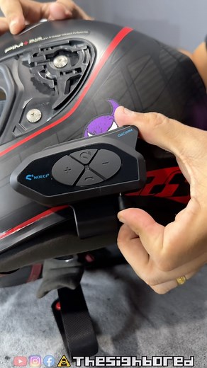 2.7K views · 45 reactions | Installing the Noeci GoCom4 motorcycle helmet bluetooth intercom on the HJC RPHA 11 #bluetooth #motorcycle #helmet #intercom #howto #install #rpha11 #hjc #thesighbored | Sigh Bored | Facebook