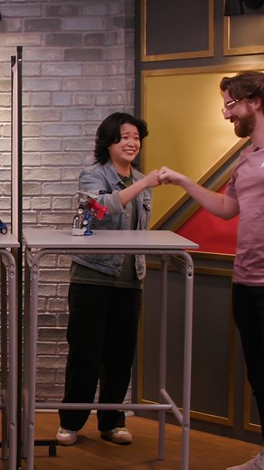 Who can transform the transformer the fastest? #umactually #dropout #ifynwadiwe #briandavidgilbert #siobhanthompson #miketrapp #alexsongxia #transformers | Um, Actually