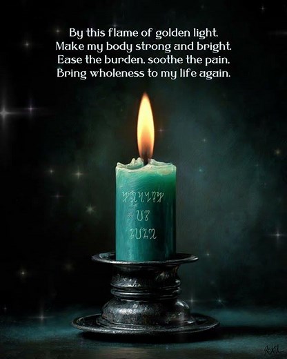 Healing Candle Spell for Mind & Body