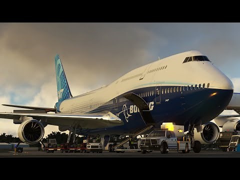 From Sydney to Brisbane in the Microsoft Flight Simulator 747-800 with the Salty Simulations Mod