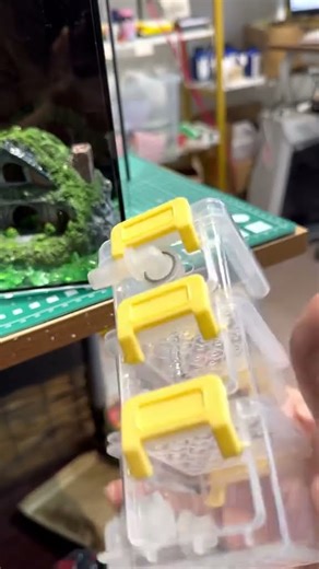 The smallest cylinder filter! Small in size but with the same principle! #koi #fish