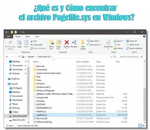 ¿Qué es y cómo Encontrar el Archivo Pagefile.sys en Windows? | Mira Cómo Se Hace