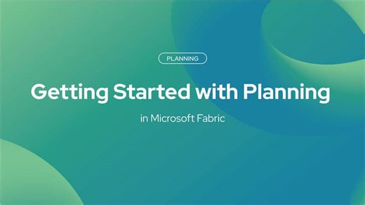 Getting Started with Planning in Microsoft Fabric