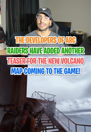 It looks like Arc Raiders will be getting a *NEW* Volcano Map!👀😲 #arcraiders