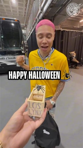 minnesotalynx on Instagram: "tb to when we spooked (some of) the squad 🕷️ happy Halloween, Lynx fam 🎃"