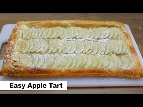 How to Make an Apple Tart Easy Homemade Apple Tart Recipe with Puff Pastry