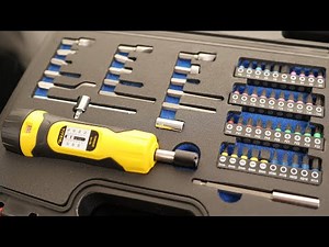 60Pcs Torque Screwdriver Wrench Set, 10-70 IN.LB, Inch Pound Torque Screwdriver Electrician with S2