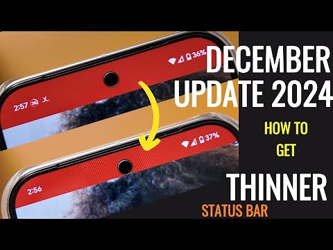 Fix the Thicker Status Bar on Your Pixel 9/Pro/XL After the December Update!