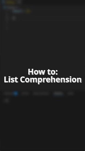 Using list comprehension to clean up your Python code!