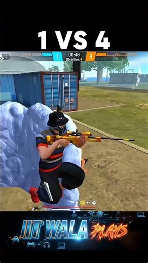 1vs4 CS Ranked Free Fire #ff #aestheic #shortsfeed #shorts
