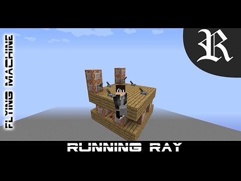 Up, Down, Left, Right, Forward, Backward Flying Machine - Minecraft