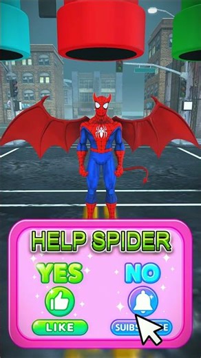 spider man hell passing challenge #spiderman #hulk #shorts