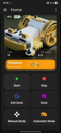 Nuova card animata per il mio robot tagliaerba! #arduino #homeassistant #robotics #3dprinting