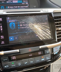 Honda Accord 2017 Touchscreen shattered. How can I fix it?
