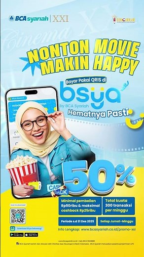 Nonton film favorit nggak harus bikin kantong sepi 🎬