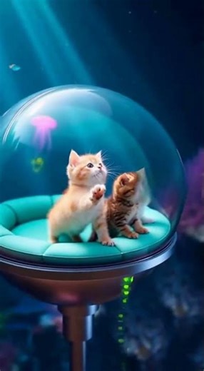 “Kittens Exploring the Ocean”!!!
