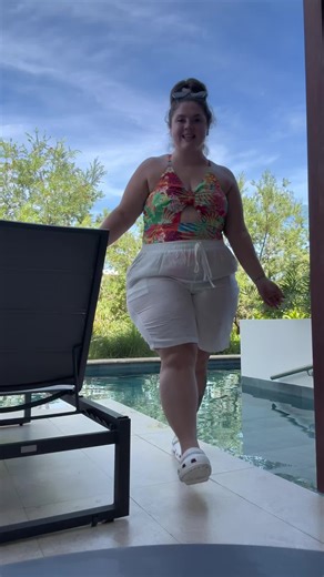 do i look like a tourist? 😂 #swimsuit #coverup #onepiece | swimsuit