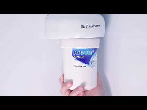 How to install ICEPURE RWF0600A MWF Refrigerator Water Filter ? REPLACEMENT FOR GE MWF