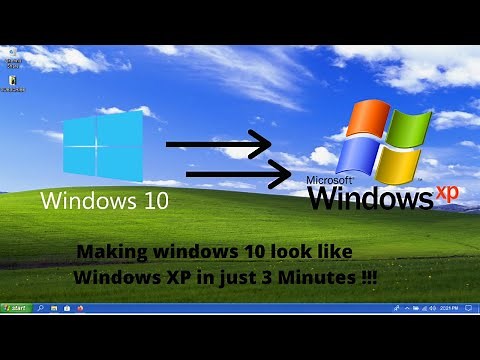 How to Make Windows 10 look like Windows XP ( in just 3 minutes )
