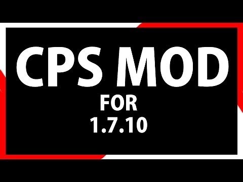 How to Download CPS Mod for Minecraft 1.8/1.7 With Forge!