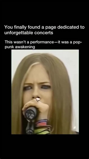 Unforgettable Concerts on Instagram: "🎤 Avril Lavigne – “Complicated” Live in 2002 📍 She was 17, standing on a TV stage with nothing but a mic and a smirk—and “Complicated” hit like a teenage truth bomb. In 2002, Avril performed her breakout hit live on shows like Top of the Pops and TRL, bringing pop-punk edge to mainstream TV. No flashy production—just raw vocals, baggy pants, and that unmistakable “why’d you have to go and make things so complicated” energy. It wasn’t polished. It was real.