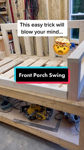 DIY Front Porch Swing Build | Woodworking Tips and Tricks