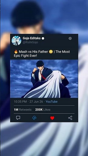 🔥 Mash vs His Father 😳 | The Most Epic Fight Ever! #shorts #Mashle #Mash #Anime #AnimeEdit #Trending