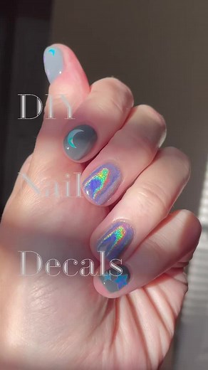 How to make your own nail decals easily & quickly! 🥰 @officialcricut #cricut #sponsored #craftingtutorials #nails #momlife #diy