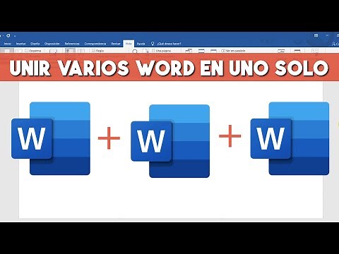 COMO UNIR VARIOS WORD EN UNO SOLO