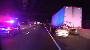 Police identify woman killed after car hits tractor-trailer on Interstate 95 in Delaware